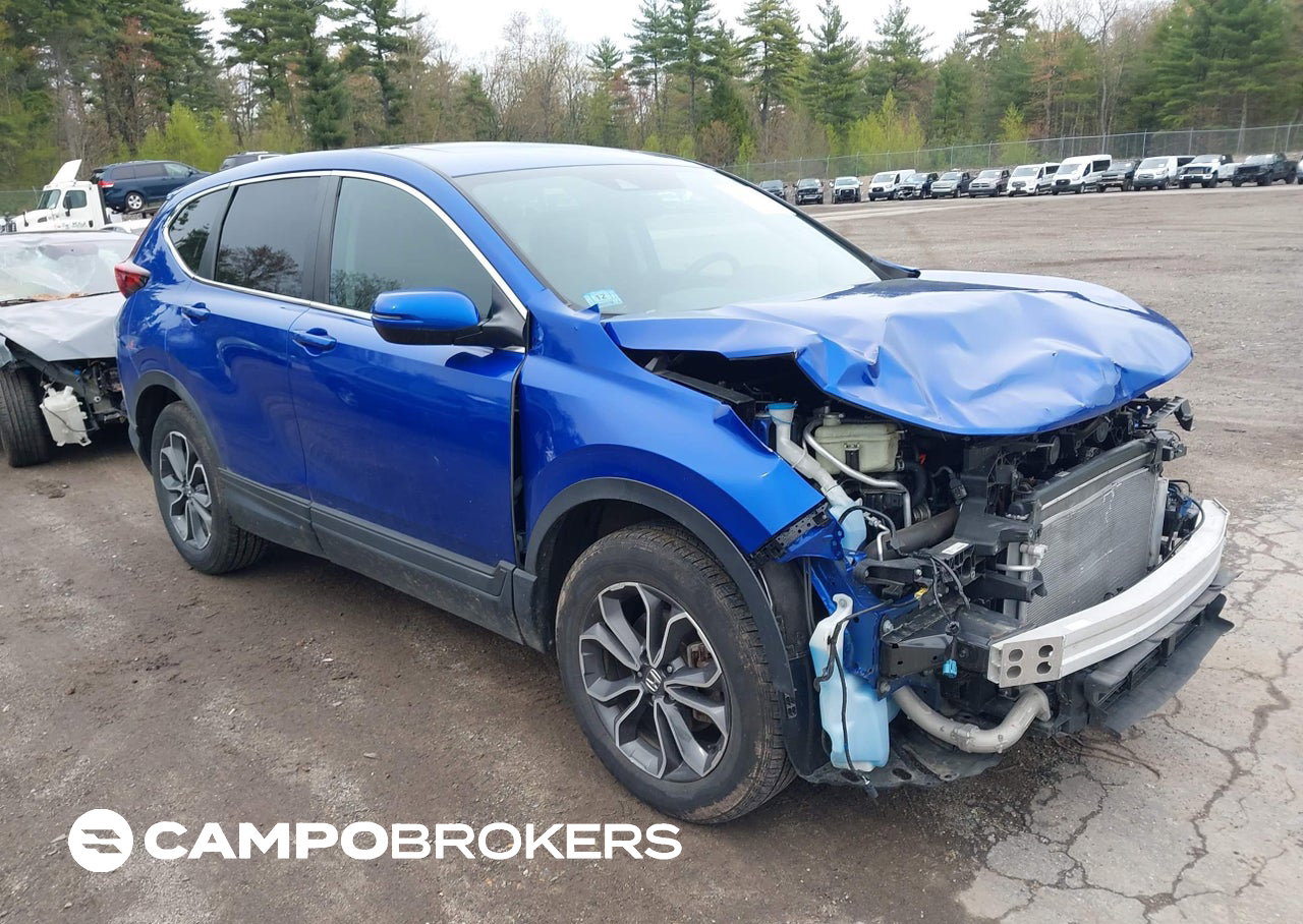 2021 Honda Cr-v Awd Ex-l, uszkodzenie: Przód, Iaai lot 45073026