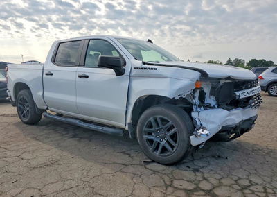 2021 Chevrolet Silverado K1500 Custom, пошкодження: Передня частина, Copart лот 61730966, фото 4 з 12