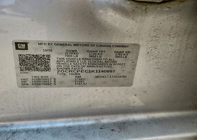 2019 Chevrolet Silverado Ld C1500 Lt, daño Frontal, Copart lote 61379326, foto 12 de 12