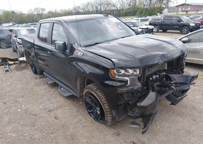 2021 Chevrolet Silverado 1500 4wd  Short Bed Lt Trail Boss, daño Frontal, Iaai lote 44752505