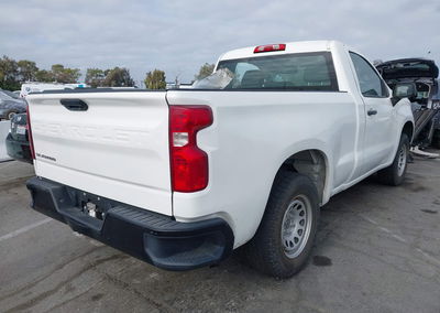 2023 Chevrolet Silverado 1500 2wd  Standard Bed Wt, пошкодження: Лівий перед, Iaai лот 45051825, фото 4 з 17