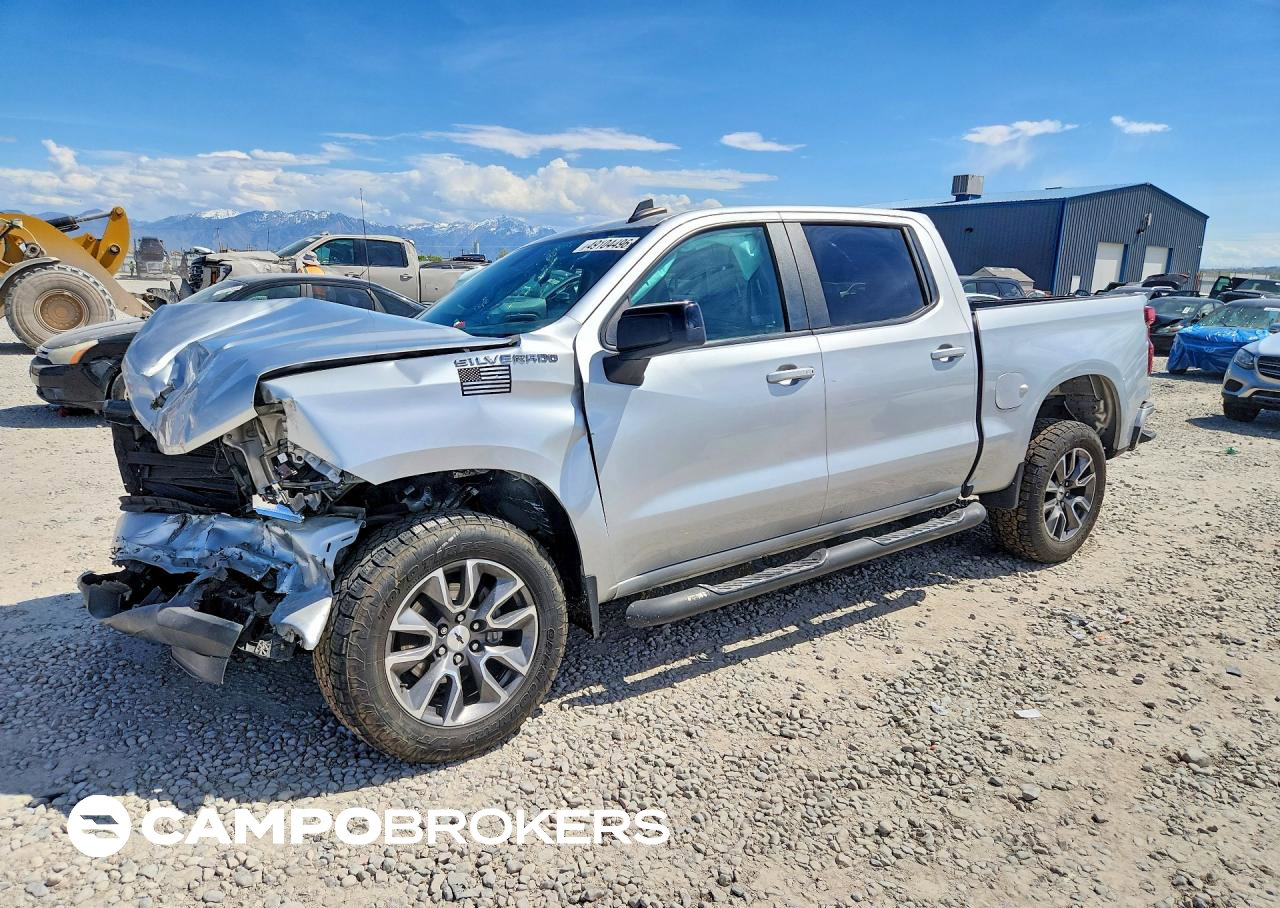 2020 Chevrolet Silverado C1500 Rst, пошкодження: Передня частина, Copart лот 49104496