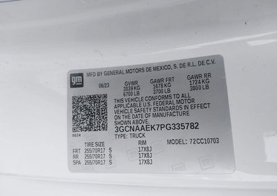2023 Chevrolet Silverado 1500 2wd  Standard Bed Wt, пошкодження: Лівий перед, Iaai лот 45051825, фото 9 з 17