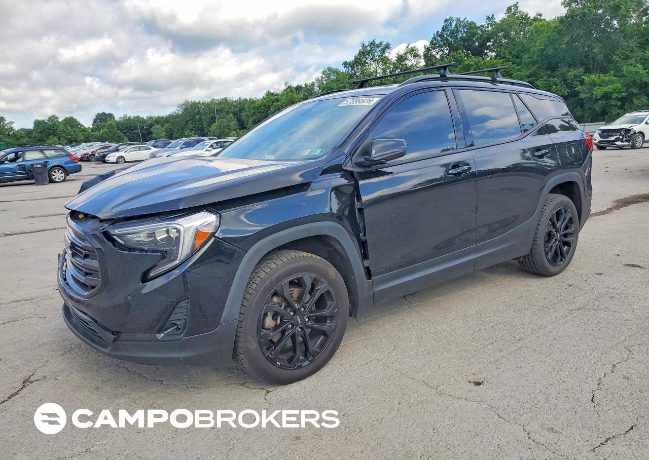 2019 Gmc Terrain Slt, uszkodzenie: Przód, Copart lot 57699626