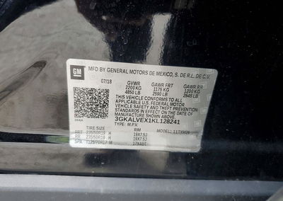 2019 Gmc Terrain Slt, uszkodzenie: Przód, Copart lot 57699626, zdjęcie 13 z 15