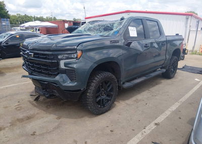2025 Chevrolet Silverado 1500 4wd  Short Bed Lt Trail Boss, Roof damage, Iaai lot 45349250, photo 2 of 17