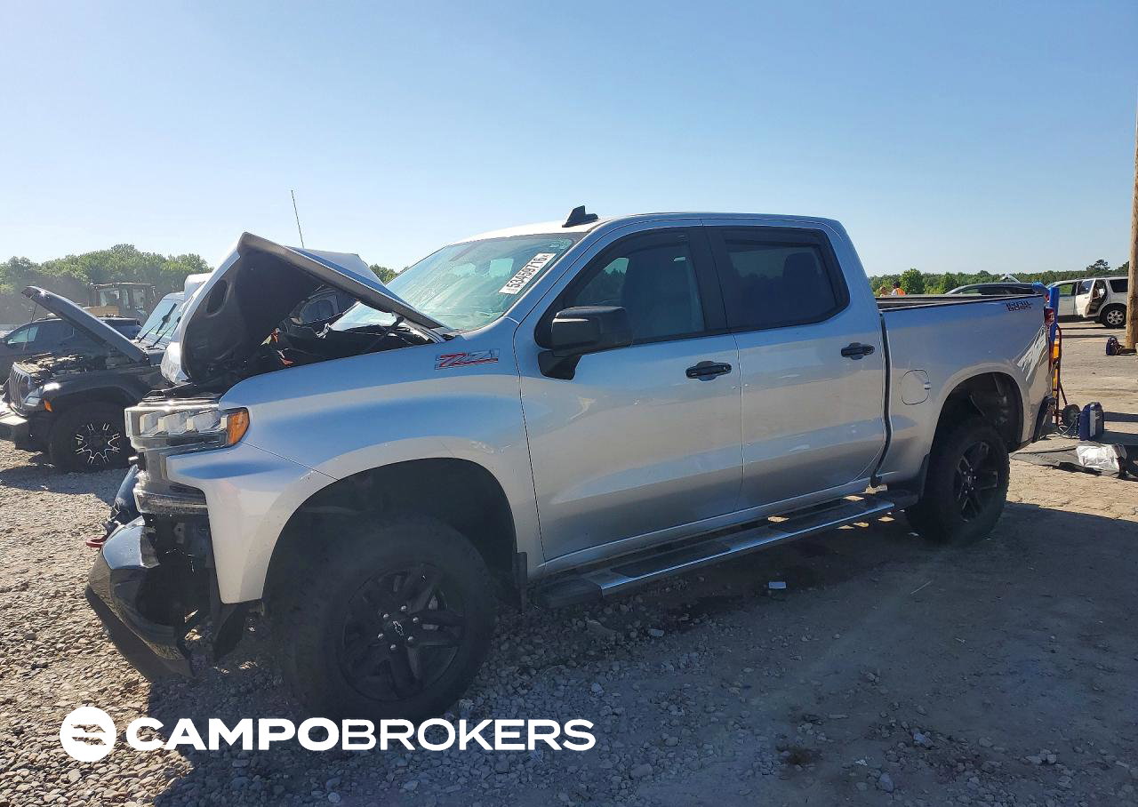 2021 Chevrolet Silverado K1500 Lt Trail Boss, uszkodzenie: Przód, Copart lot 53459716
