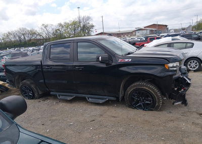 2021 Chevrolet Silverado 1500 4wd  Short Bed Lt Trail Boss, Front End damage, Iaai lot 44752505, photo 14 of 17