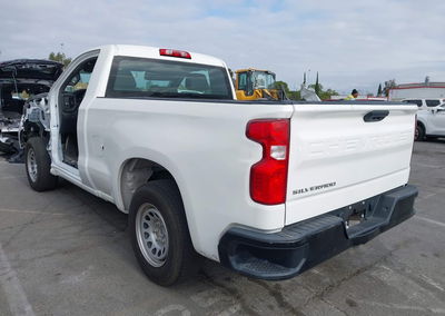 2023 Chevrolet Silverado 1500 2wd  Standard Bed Wt, пошкодження: Лівий перед, Iaai лот 45051825, фото 3 з 17