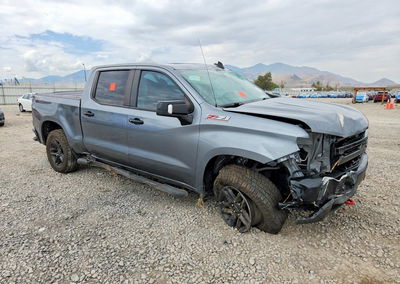 2021 Chevrolet Silverado K1500 Lt Trail Boss, daño Frontal, Copart lote 61867976, foto 4 de 13