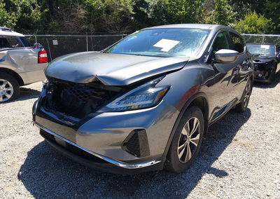 2020 Nissan Murano S Intelligent Awd, daño Frontal, Iaai lote 45363058, foto 2 de 17