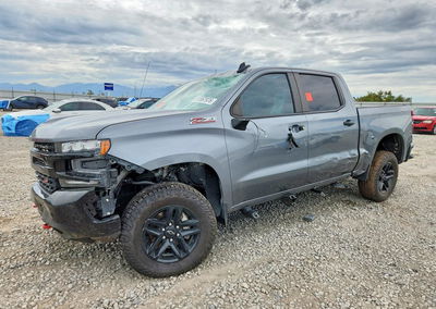 2021 Chevrolet Silverado K1500 Lt Trail Boss, daño Frontal, Copart lote 61867976