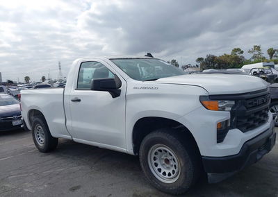 2023 Chevrolet Silverado 1500 2wd  Standard Bed Wt, пошкодження: Лівий перед, Iaai лот 45051825, фото 14 з 17
