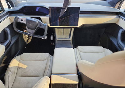 2022 Tesla Model X, daño Frontal, Copart lote 61428926, foto 8 de 14