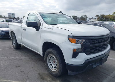 2023 Chevrolet Silverado 1500 2wd  Standard Bed Wt, Left Front damage, Iaai lot 45051825