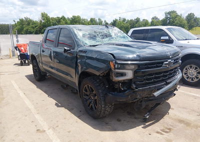 2025 Chevrolet Silverado 1500 4wd  Short Bed Lt Trail Boss, Roof damage, Iaai lot 45349250, photo 6 of 17