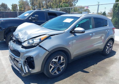2020 Kia Sportage Ex, Front End damage, Iaai lot 45426515, photo 2 of 16