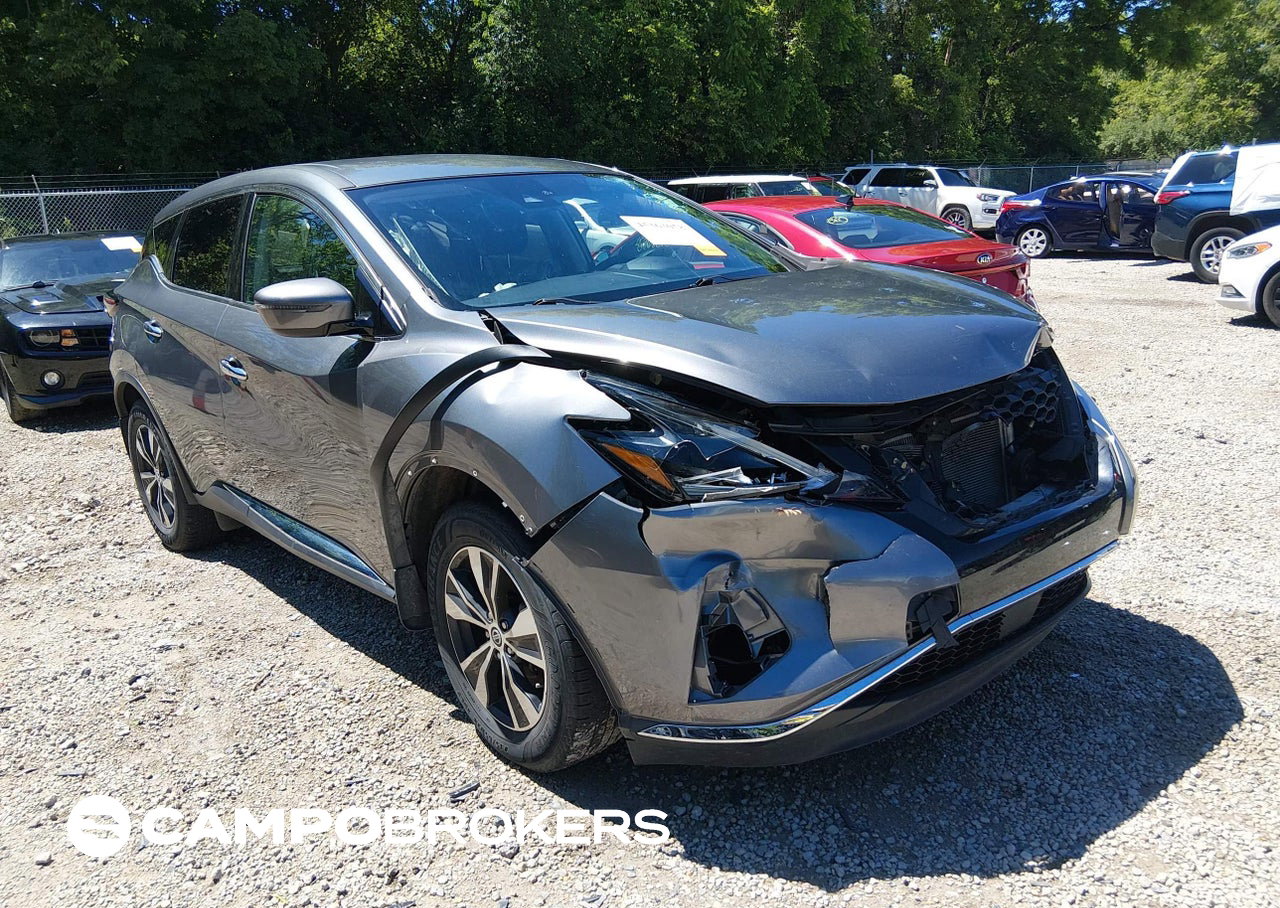 2020 Nissan Murano S Intelligent Awd, daño Frontal, Iaai lote 45363058