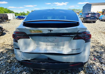2020 Tesla Model X, uszkodzenie: Tył, Copart lot 57476036, zdjęcie 6 z 14