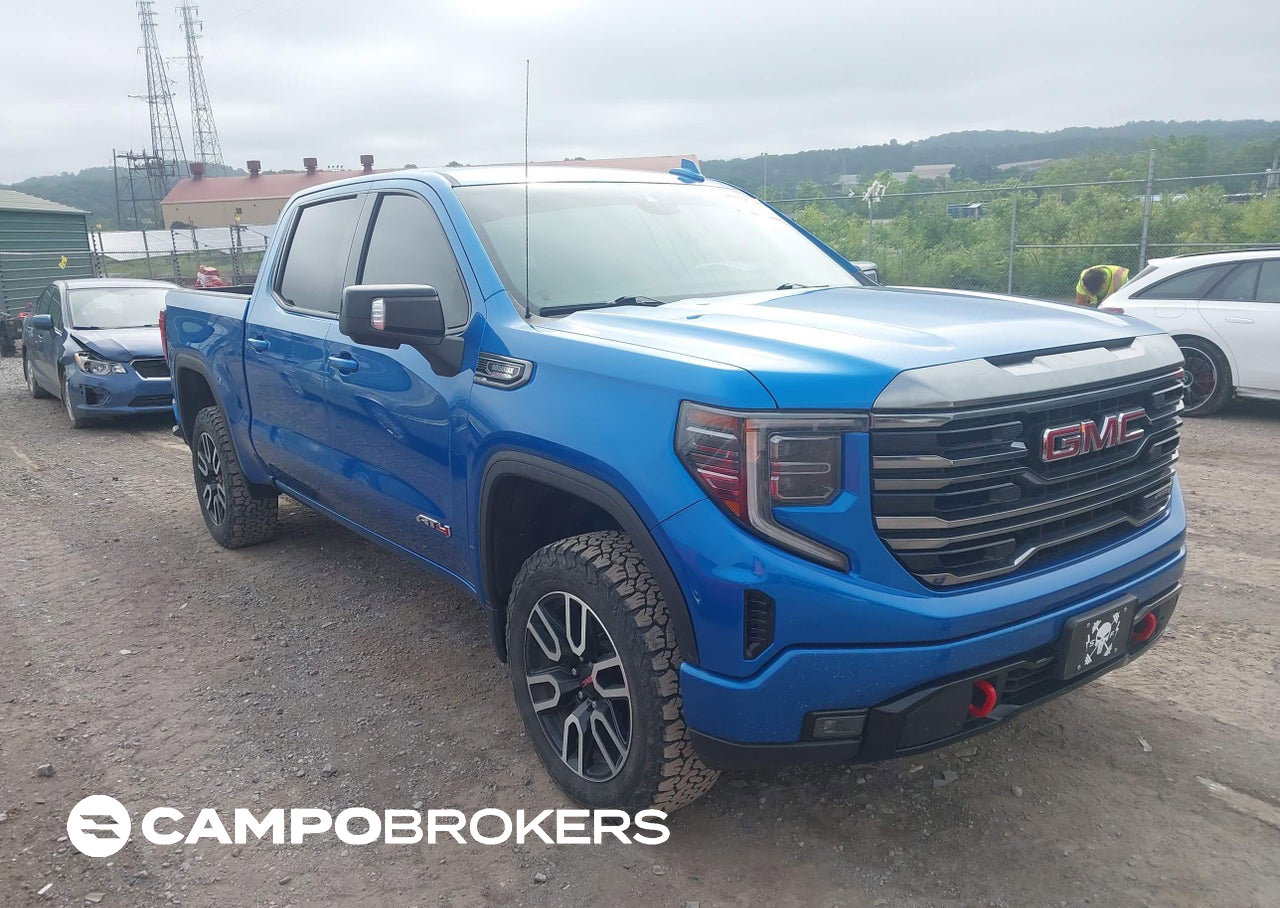 2022 Gmc Sierra 1500 4wd  Short Box At4, uszkodzenie: Tył, Iaai lot 45459748