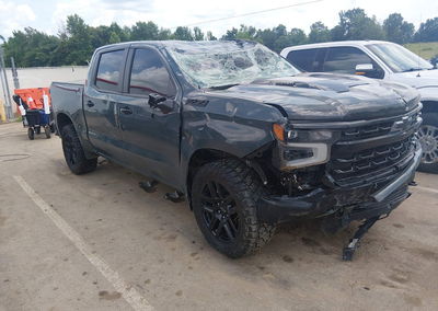 2025 Chevrolet Silverado 1500 4wd  Short Bed Lt Trail Boss, Roof damage, Iaai lot 45349250