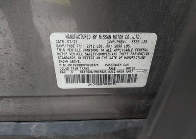 2023 Nissan Ariya Engage, daño Granizo, Iaai lote 45412877, foto 9 de 17