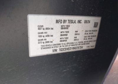 2024 Tesla Cybertruck All-wheel Drive, uszkodzenie: Przód, Iaai lot 45405117, zdjęcie 9 z 20