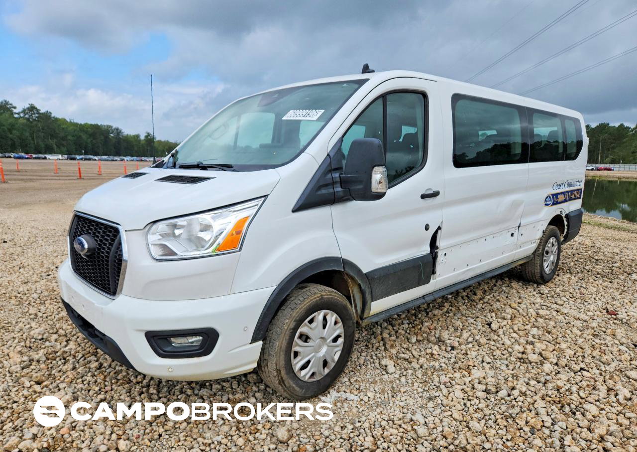 2022 Ford Transit T-350, daño Lateral, Copart lote 60999196