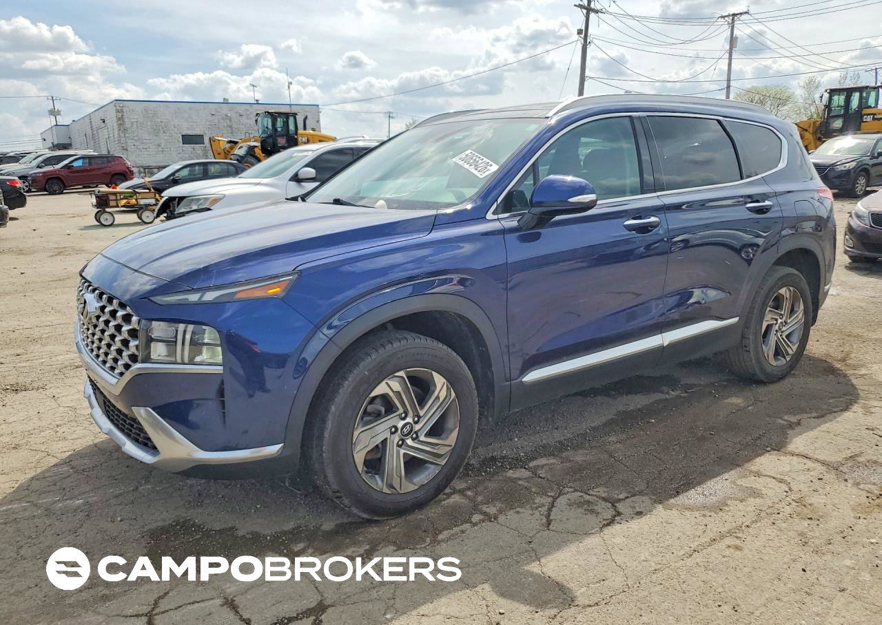 2022 Hyundai Santa Fe Sel, пошкодження: Град, Copart лот 50656426