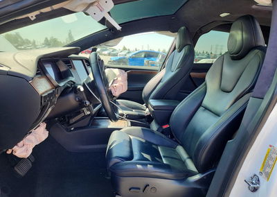 2020 Tesla Model X, daño Frontal, Copart lote 57692036, foto 7 de 15