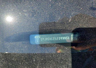 2020 Tesla Model X, daño Frontal, Copart lote 57692036, foto 13 de 15