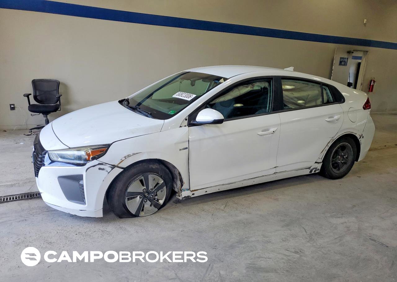 2019 Hyundai Ioniq Blue, uszkodzenie: Tył, Copart lot 60923006
