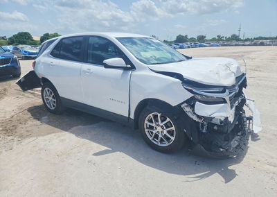 2022 Chevrolet Equinox Lt, Front End damage, Copart lot 61008136, photo 4 of 14