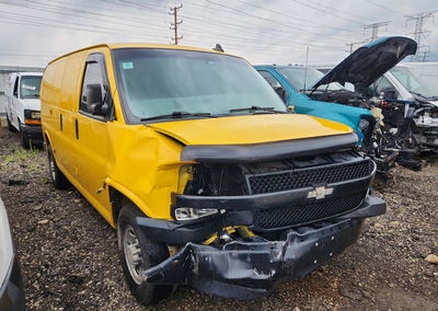 2019 Chevrolet Express G2500 Cargo, uszkodzenie: Przód, Copart lot 62881706, zdjęcie 4 z 12