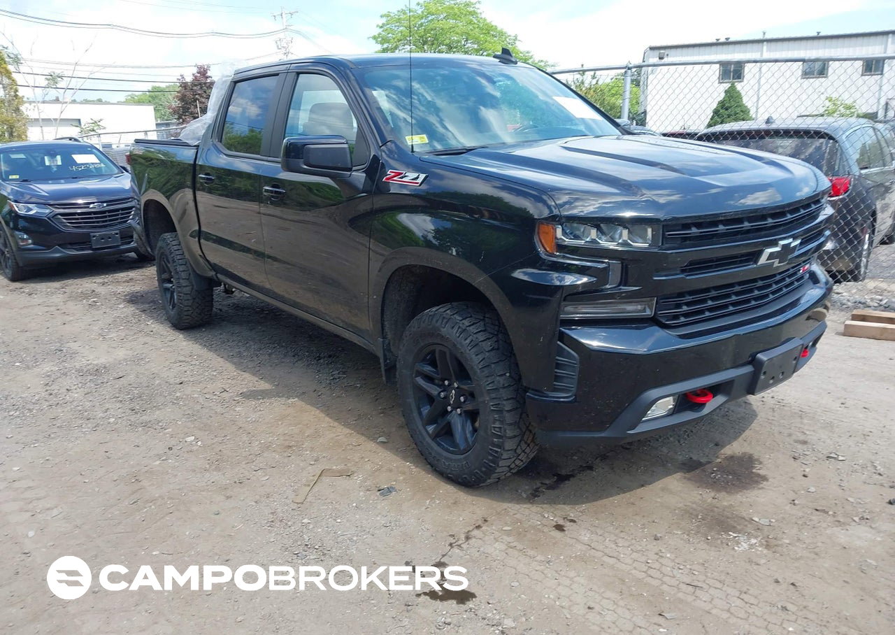 2021 Chevrolet Silverado 1500 4wd  Short Bed Lt Trail Boss, daño Suspensión, Iaai lote 45359567