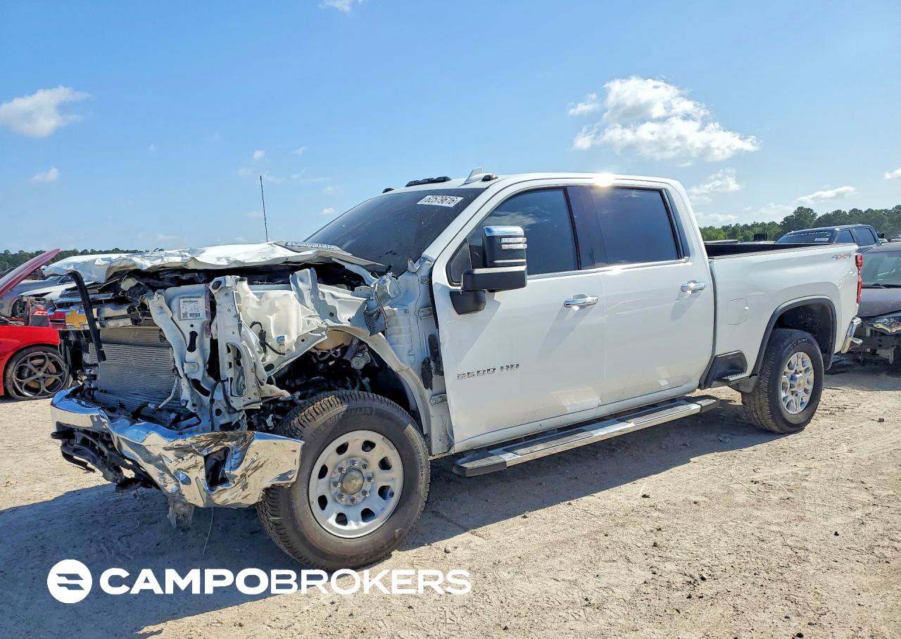 2024 Chevrolet Silverado K2500 Heavy Duty Ltz, daño Frontal, Copart lote 62579616