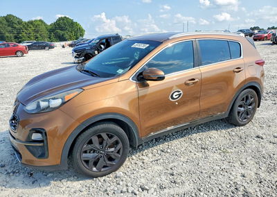 2020 Kia Sportage S, Front End damage, Copart lot 59193756