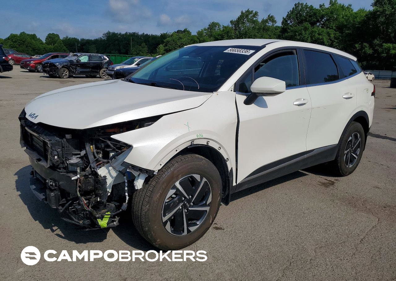 2023 Kia Sportage Lx, daño Frontal, Copart lote 56658336