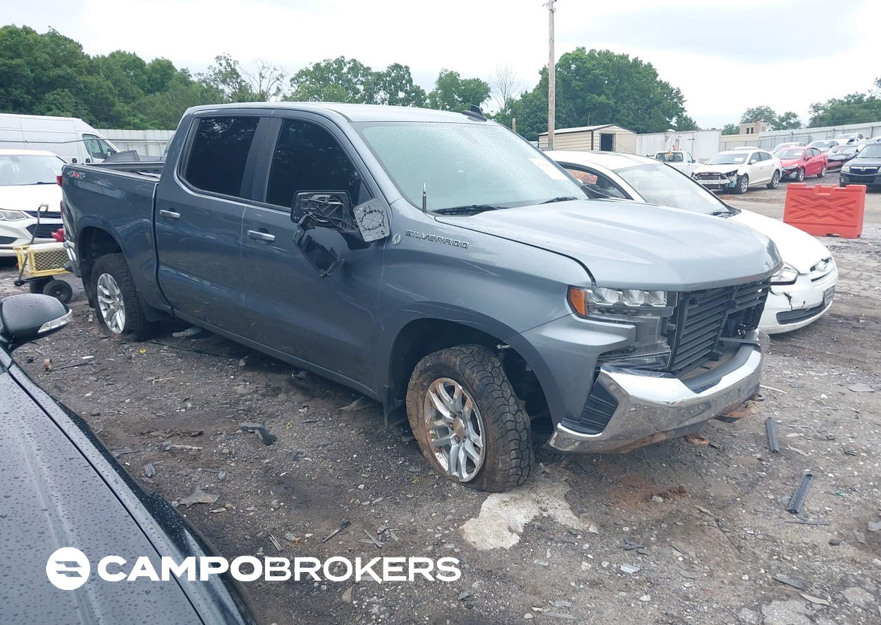 2019 Chevrolet Silverado 1500 Lt, daño Frontal, Iaai lote 45382503