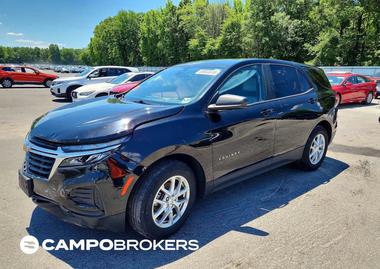 2022 Chevrolet Equinox Ls, Front End damage, Copart lot 58066646