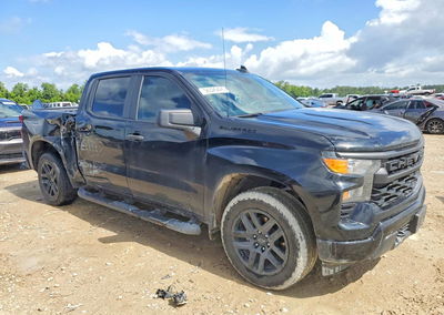 2024 Chevrolet Silverado C1500 Custom, daño Lateral, Copart lote 56326426, foto 4 de 12