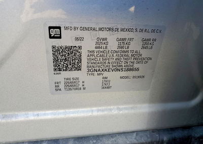 2022 Chevrolet Equinox Lt, uszkodzenie: Przód, Copart lot 58368136, zdjęcie 13 z 14