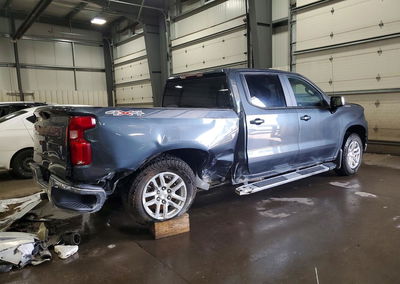 2019 Chevrolet Silverado K1500 Lt, Rear End damage, Copart lot 60078746, photo 3 of 14