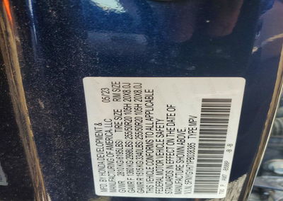 2023 Honda Pilot Touring, uszkodzenie: Przód, Copart lot 61300006, zdjęcie 13 z 13