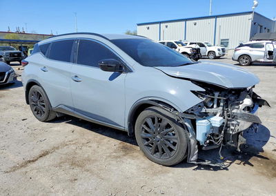2023 Nissan Murano Sv, daño Frontal, Copart lote 58836096, foto 4 de 14