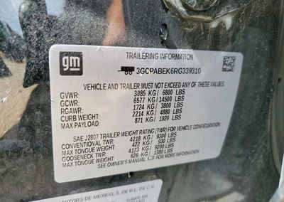 2024 Chevrolet Silverado C1500 Custom, daño Lateral, Copart lote 56326426, foto 12 de 12