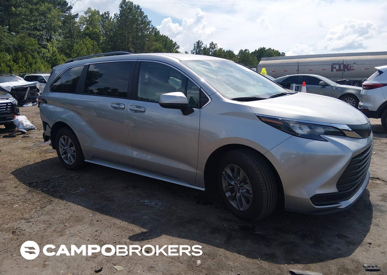 2025 Toyota Sienna Le, пошкодження: Лівий бік, Iaai лот 45284894
