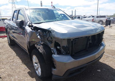 2019 Chevrolet Silverado 1500 Custom, Front End damage, Iaai lot 44942212, photo 6 of 17