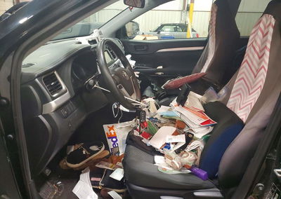 2019 Toyota Highlander Le, daño Frontal, Copart lote 58651086, foto 7 de 14