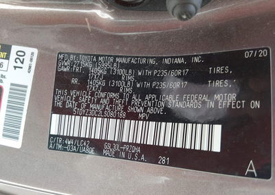 2020 Toyota Sienna Xle Premium, daño Frontal, Iaai lote 45339811, foto 9 de 20